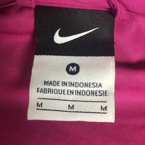 Nike Bomber Jacket Womens Size Medium Magenta Full - Picture 7 of 7